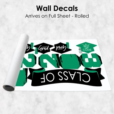 Big Dot Of Happiness Green Class Of 2023 Graduation Party Wall Decals Set Of 20 6 Big Dot Of Happiness Green Class Of 2023 Graduation Party Wall Decals Set Of 20 - Image 4