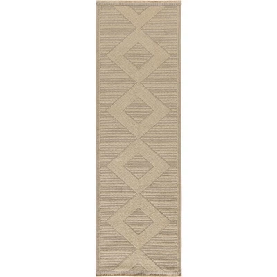 Nourison Washable Jute Non-Slip Modern Geometric Fringe Indoor Rug 14 Nourison Washable Jute Non-Slip Modern Geometric Fringe Indoor Rug - Image 12