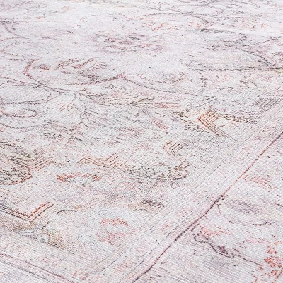 World Rug Gallery Bohemian Distressed Vintage Machine Washable Area Rug 7 World Rug Gallery Bohemian Distressed Vintage Machine Washable Area Rug - Image 5