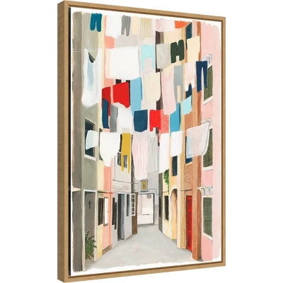 16" X 23" Laundry Day I By Grace Popp Framed Canvas Wall Art - Amanti Art 3 16" X 23" Laundry Day I By Grace Popp Framed Canvas Wall Art - Amanti Art