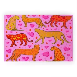 Doodle By Meg Valentine Leopard Print Welcome Mat - Society6 -Household Improvement Store GUEST 4579b151 cee3 45b9 b1bf 9d113a0208f8