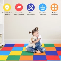 Costway 58'' Toddler Foam Play Mat Baby Folding Activity Floor Mat Home School Daycare 14 Costway 58'' Toddler Foam Play Mat Baby Folding Activity Floor Mat Home School Daycare -Household Improvement Store GUEST 45e1cad2 a183 4e50 98ac 9610f7b75c87
