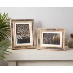 Saro Lifestyle Contemporary Wood And Slate Photo Frame 6 Saro Lifestyle Contemporary Wood And Slate Photo Frame -Household Improvement Store GUEST 46d134a1 563a 400f 8f1e 42da05494034