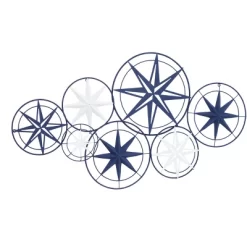 Metal Stars Indoor Outdoor Compass Wall Decor Blue - Olivia & May 9 Metal Stars Indoor Outdoor Compass Wall Decor Blue - Olivia & May -Household Improvement Store GUEST 47b2b39c cf09 460f 80e3 b3b065423144