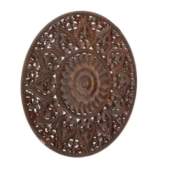 Wooden Floral Handmade Intricately Carved Wall Decor With Mandala Design - Olivia & May 14 Wooden Floral Handmade Intricately Carved Wall Decor With Mandala Design - Olivia & May -Household Improvement Store GUEST 47e2b966 e8a9 4380 9356 e4413a210f52