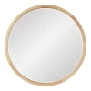 24" McLean Round Wall Mirror Natural - Kate & Laurel All Things Decor -Household Improvement Store GUEST 49f4cb7f 2b20 44ca b332 7661a029df72