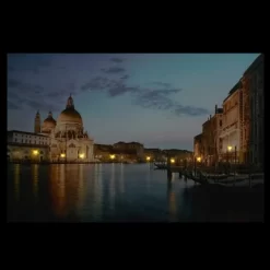 Northlight 23.5" LED Venice City Italy Sunset Scene Canvas Wall Art