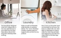 J&V TEXTILES 20" X 55" Oversized Cushioned Anti-Fatigue Kitchen Runner Mat (Abstract) -Household Improvement Store GUEST 4bdcb327 b5b1 4734 adbf bb601544a31b 2