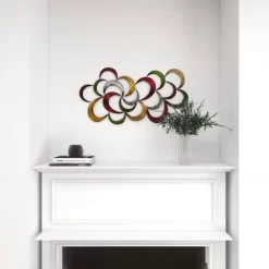 Metal Abstract Scalloped Wall Decor - Olivia & May -Household Improvement Store GUEST 4c122455 dce9 4ec5 81a6 ff8c4eba522a