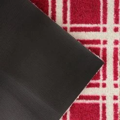 2'x3' ColorStar Prairie Grid Door Mat Burgundy - Bungalow Flooring 12 2'x3' ColorStar Prairie Grid Door Mat Burgundy - Bungalow Flooring -Household Improvement Store GUEST 4d6cc356 8491 4d19 a5fc c0fc5feb0b7c