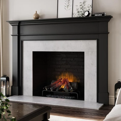 Modern Ember Lakeport Traditional Wood Fireplace Mantel Surround Kit 4 Modern Ember Lakeport Traditional Wood Fireplace Mantel Surround Kit - Image 2