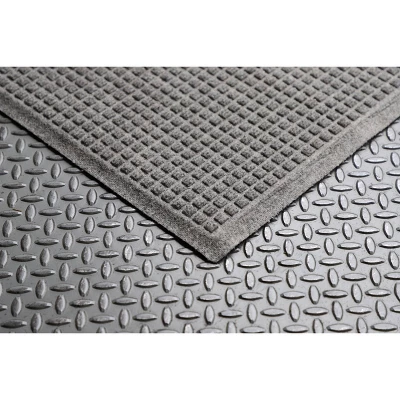 Medium Gray Solid Doormat - (2'X3') - Bungalow Flooring 6 Medium Gray Solid Doormat - (2'X3') - Bungalow Flooring - Image 4