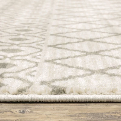 Gabriella Lines Rug Ivory/Gray - Captiv8e Designs 4 Gabriella Lines Rug Ivory/Gray - Captiv8e Designs - Image 2