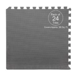 Foam Flooring Tiles 24-Pack Interlocking EVA Foam Pieces Non-Toxic Floor Padding For Playroom Gym Or Basement By Stalwart (Gray) 9 Foam Flooring Tiles 24-Pack Interlocking EVA Foam Pieces Non-Toxic Floor Padding For Playroom Gym Or Basement By Stalwart (Gray) -Household Improvement Store GUEST 500fb049 9224 4111 b9f2 4523c8ca4ac1