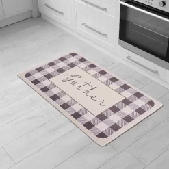 World Rug Gallery Gather Plaid Anti-Fatigue Standing Mat -Household Improvement Store GUEST 50b3d55b 7228 48c5 8cb2 bc5e724d8c2f
