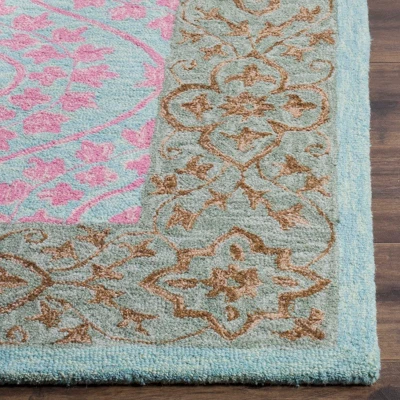 Mina Leaf Hooked Rug - Safavieh 3 Mina Leaf Hooked Rug - Safavieh