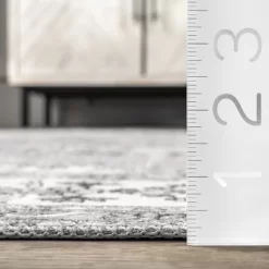 NuLOOM Ren Vintage Floral Machine Washable Area Rug 11 NuLOOM Ren Vintage Floral Machine Washable Area Rug -Household Improvement Store GUEST 50f43d9d 3011 4865 a3da b62b034792f4