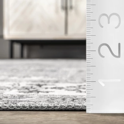 NuLOOM Ren Vintage Floral Machine Washable Area Rug 4 NuLOOM Ren Vintage Floral Machine Washable Area Rug - Image 2