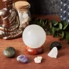 WellBrite 2 Piece Healing Crystal Ball, Selenite Sphere With Wood Stand, Home DĂŠcor 2 WellBrite 2 Piece Healing Crystal Ball, Selenite Sphere With Wood Stand, Home DĂŠcor -Household Improvement Store GUEST 5255ea3d 79fc 4a02 a711 8a7f752906bf