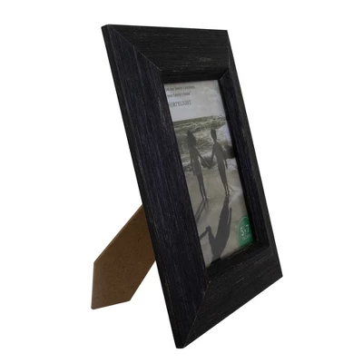 Northlight 10" Distressed Finish Black Picture Frame With Easel Back For 5" X 7" Photos 4 Northlight 10" Distressed Finish Black Picture Frame With Easel Back For 5" X 7" Photos - Image 2