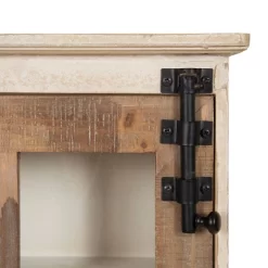 Hutchins Decorative Farmhouse Wood Wall Cabinet Rustic And White - Kate & Laurel All Things Decor 9 Hutchins Decorative Farmhouse Wood Wall Cabinet Rustic And White - Kate & Laurel All Things Decor -Household Improvement Store GUEST 5419192c d641 4c9b 83ef add13c1e689b