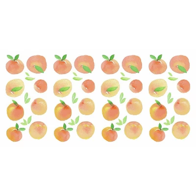 Sweet Peaches Peel And Stick Wall Decal - RoomMates 3 Sweet Peaches Peel And Stick Wall Decal - RoomMates