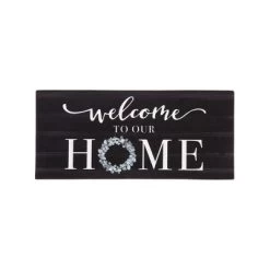 Evergreen Eucalyptus Welcome Sassafras Switch Mat