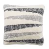 20"x20" Oversize Imani Knit Square Throw Pillow Gray/Natural - Safavieh