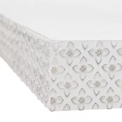 Small Embossed Wood Floating Decorative Wall Shelf White - American Art Decor 8 Small Embossed Wood Floating Decorative Wall Shelf White - American Art Decor -Household Improvement Store GUEST 5625bd67 d18e 4d83 8644 6d407b56f919