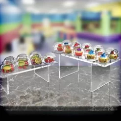 Azar Displays Clear Acrylic 22"W X 10"D X 3"H 1/2" Thick Deluxe Riser W/ Bumpers -Household Improvement Store GUEST 565a134d c3f9 4639 aa16 ff5c874eefc2