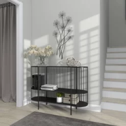 Metal Floral 3D Wire Wall Decor With Crystal Embellishments Black - Olivia & May 28 Metal Floral 3D Wire Wall Decor With Crystal Embellishments Black - Olivia & May -Household Improvement Store GUEST 59039be6 b7e5 43ab 8e52 1be328adc0af