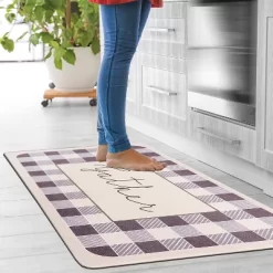 World Rug Gallery Gather Plaid Anti-Fatigue Standing Mat -Household Improvement Store GUEST 5a7f2c7b 1a59 4183 aaf7 82768606f119