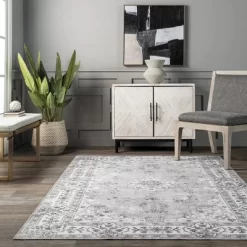 NuLOOM Ren Vintage Floral Machine Washable Area Rug 16 NuLOOM Ren Vintage Floral Machine Washable Area Rug -Household Improvement Store GUEST 5c00d40f e37a 45c1 aab2 c0007b19de1d