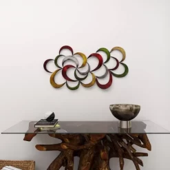 Metal Abstract Scalloped Wall Decor - Olivia & May -Household Improvement Store GUEST 5c794095 e066 4531 81fe a2608f34f54d