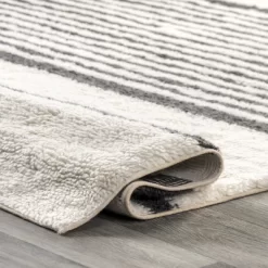 Lauren Liess X RugsUSA - Striped Wool Machine Washable Area Rug 15 Lauren Liess X RugsUSA - Striped Wool Machine Washable Area Rug -Household Improvement Store GUEST 5d194dca d69d 4bd8 b03e 404b6be78573