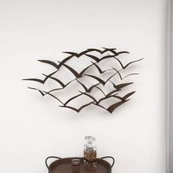 Metal Bird Flying Flock Wall Decor - Olivia & May 29 Metal Bird Flying Flock Wall Decor - Olivia & May -Household Improvement Store GUEST 5e941bcd 1f71 46d1 a1e9 d6d2de04b2dd