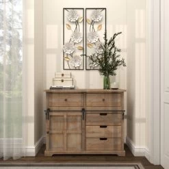 Set Of 2 Metal Floral Wall Decors With Black Frame White - Olivia & May -Household Improvement Store GUEST 5ed4257f 40ba 4d72 8e72 6a14c48b4aa0