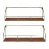 2pc Westland Wood And Metal Floating Wall Shelves Walnut Brown - Kate & Laurel All Things Decor 1 2pc Westland Wood And Metal Floating Wall Shelves Walnut Brown - Kate & Laurel All Things Decor -Household Improvement Store GUEST 5f26e245 3fcd 45b2 9f17 ed5ff8c2ffed