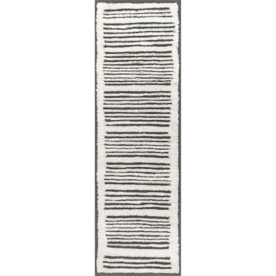 NuLOOM Tayshia Machine Washable Wool Modern Striped Area Rug 16 NuLOOM Tayshia Machine Washable Wool Modern Striped Area Rug - Image 14