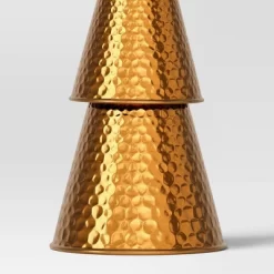 14.25" Hammered Metal Cone Christmas Tree Sculpture - Wondershop™ Gold 7 14.25" Hammered Metal Cone Christmas Tree Sculpture - Wondershop™ Gold -Household Improvement Store GUEST 61e7ba61 efa8 4cf9 b4c5 d06bcef68faf