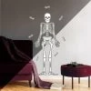 Skeleton Glow In The Dark Peel And Stick Giant Wall Decal White/Black - RoomMates -Household Improvement Store GUEST 62105a27 1a73 43e3 9163 0a9eaee80eb2