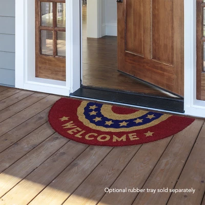 Briarwood Lane Patriotic Bunting Coir Doormat Natural Fiber Red White & Blue Outdoor 30" X 18" 3 Briarwood Lane Patriotic Bunting Coir Doormat Natural Fiber Red White & Blue Outdoor 30" X 18"