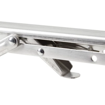 Built Industrial 2 Pack Folding L Wall Shelf Bracket, 12 Inch Collapsible Hardware With Locking Hinge For Garage Shelves, Holds 120lbs 8 Built Industrial 2 Pack Folding L Wall Shelf Bracket, 12 Inch Collapsible Hardware With Locking Hinge For Garage Shelves, Holds 120lbs - Image 6