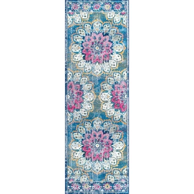 NuLOOM Kiyoko Vintage Floral Area Rug 6 NuLOOM Kiyoko Vintage Floral Area Rug - Image 4