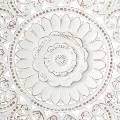 Wooden Floral Handmade Intricately Carved Wall Decor With Mandala Design - Olivia & May 13 Wooden Floral Handmade Intricately Carved Wall Decor With Mandala Design - Olivia & May -Household Improvement Store GUEST 66b7b351 d5db 4262 9e0e fe7dd768435f