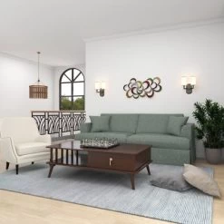 Metal Abstract Scalloped Wall Decor - Olivia & May