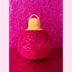 Shiraleah Pink Sparkle Christmas Ornament Bauble Pillow, Medium 14 Shiraleah Pink Sparkle Christmas Ornament Bauble Pillow, Medium -Household Improvement Store GUEST 6a224fca 1f56 4a86 ae54 5f292fd23d63