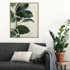 22" X 28" Tropical Study I By Julia Purinton Framed Canvas Wall Art Gold - Amanti Art 12 22" X 28" Tropical Study I By Julia Purinton Framed Canvas Wall Art Gold - Amanti Art -Household Improvement Store GUEST 6a290a29 edf3 4342 8005 07b869c6267a