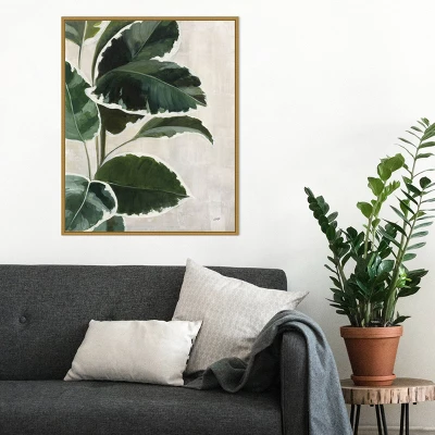 22" X 28" Tropical Study I By Julia Purinton Framed Canvas Wall Art Gold - Amanti Art 7 22" X 28" Tropical Study I By Julia Purinton Framed Canvas Wall Art Gold - Amanti Art - Image 5