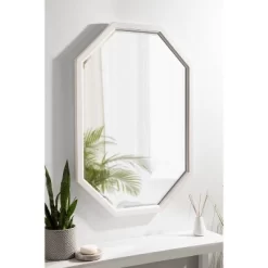 24" X 36" Hogan Framed Octagon Decorative Wall Mirror White - Kate & Laurel All Things Decor 10 24" X 36" Hogan Framed Octagon Decorative Wall Mirror White - Kate & Laurel All Things Decor -Household Improvement Store GUEST 6b62fad6 5c07 4c2b b829 cb4609ae0c07